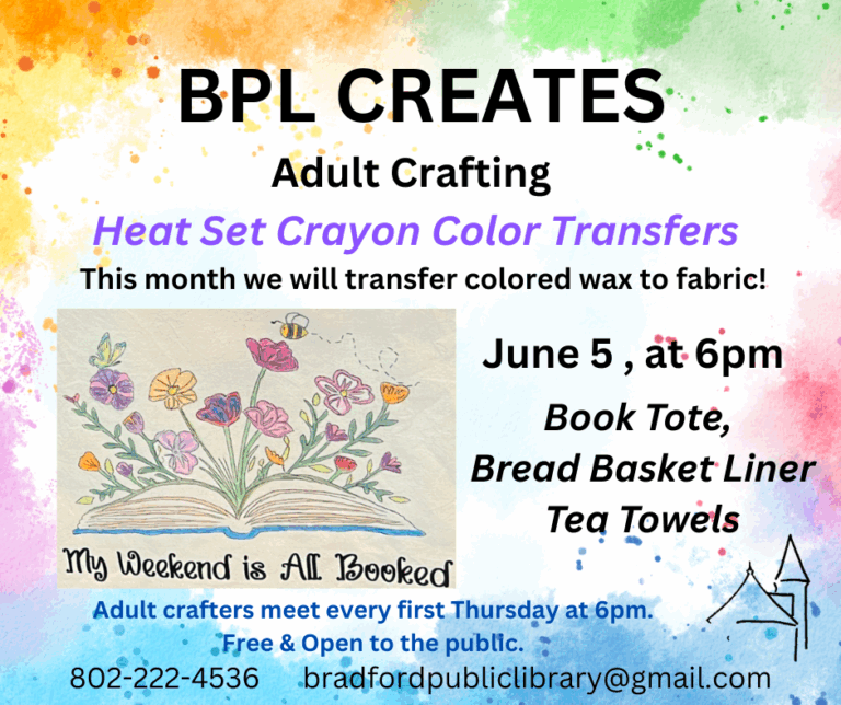 June Crafting for Adults!