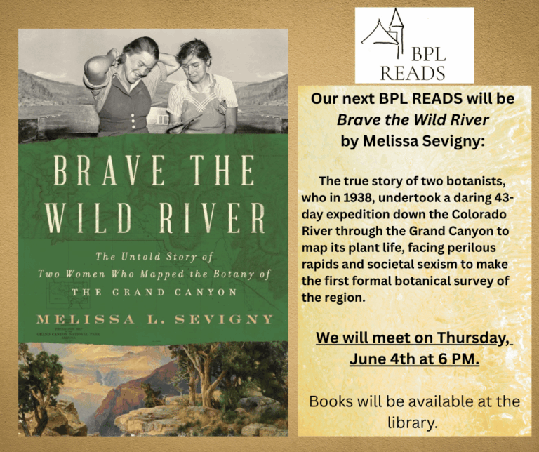 BPL READS ~ Books Discussion Group