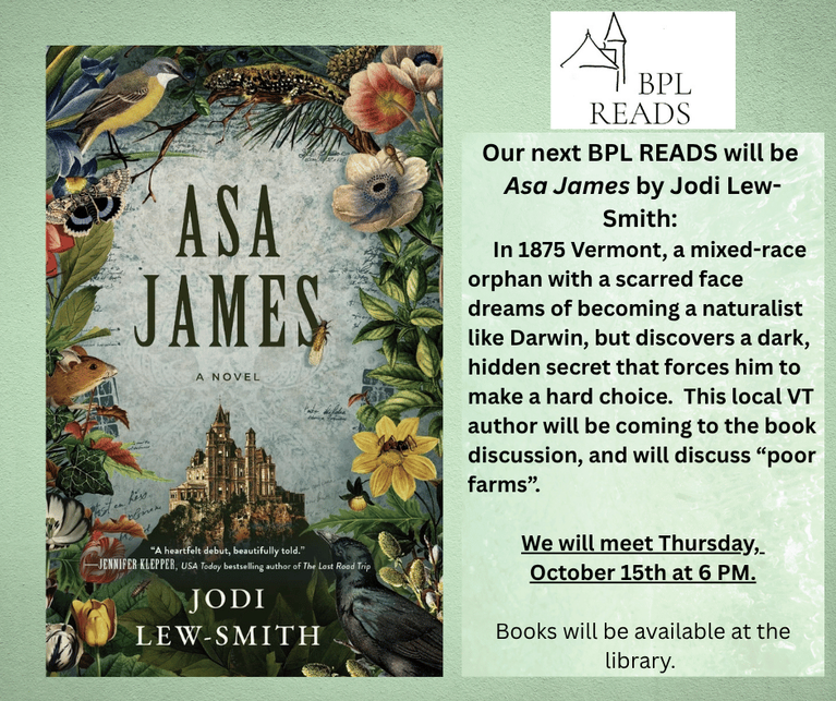 BPL READS ~ Books Discussion Group